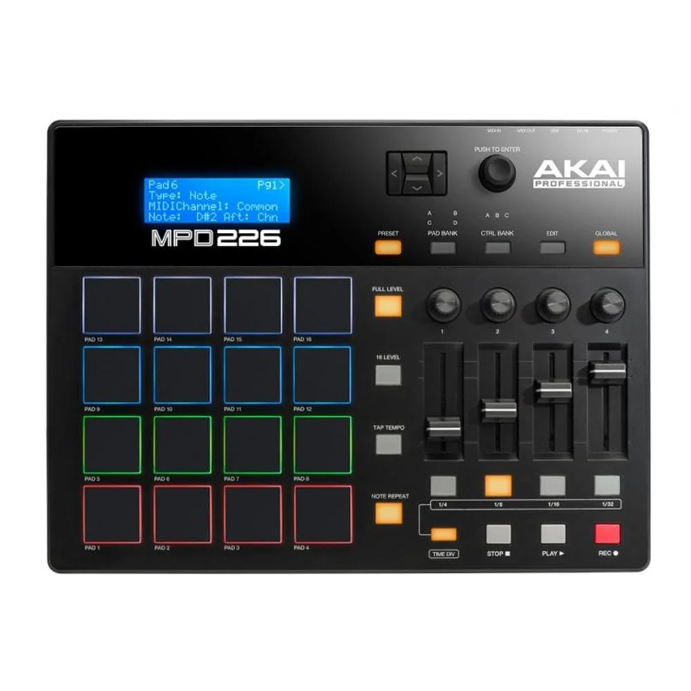 Akai MPD226 Feature-Packed, Highly Playable Pad Controller With MPC Beats Software Pack - Image 3