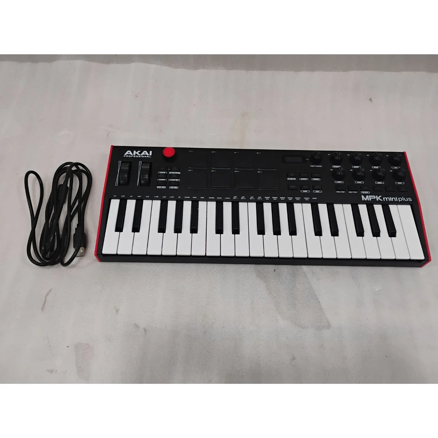 Akai MPK Mini Plus 37-Key Compact Midi Keyboard Controller - Open Box