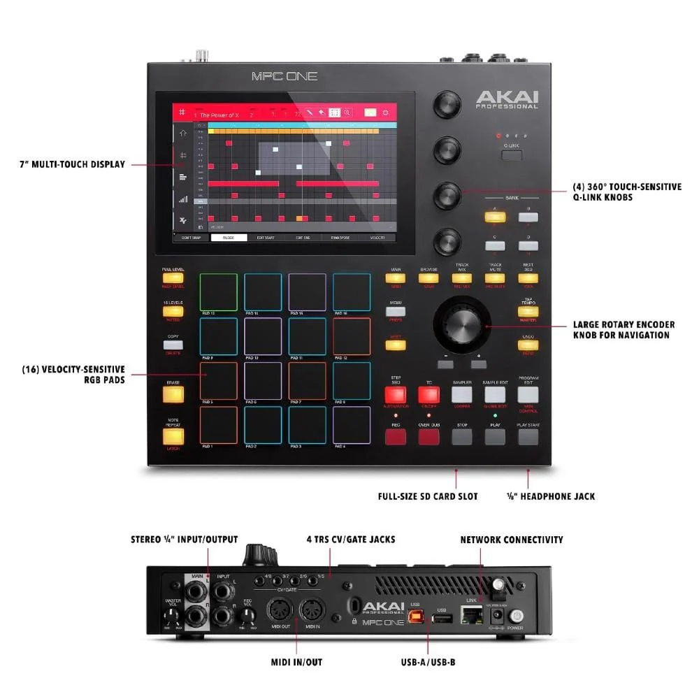 Akai Professional MPC One Standalone Sampler and Sequencer - Image 4