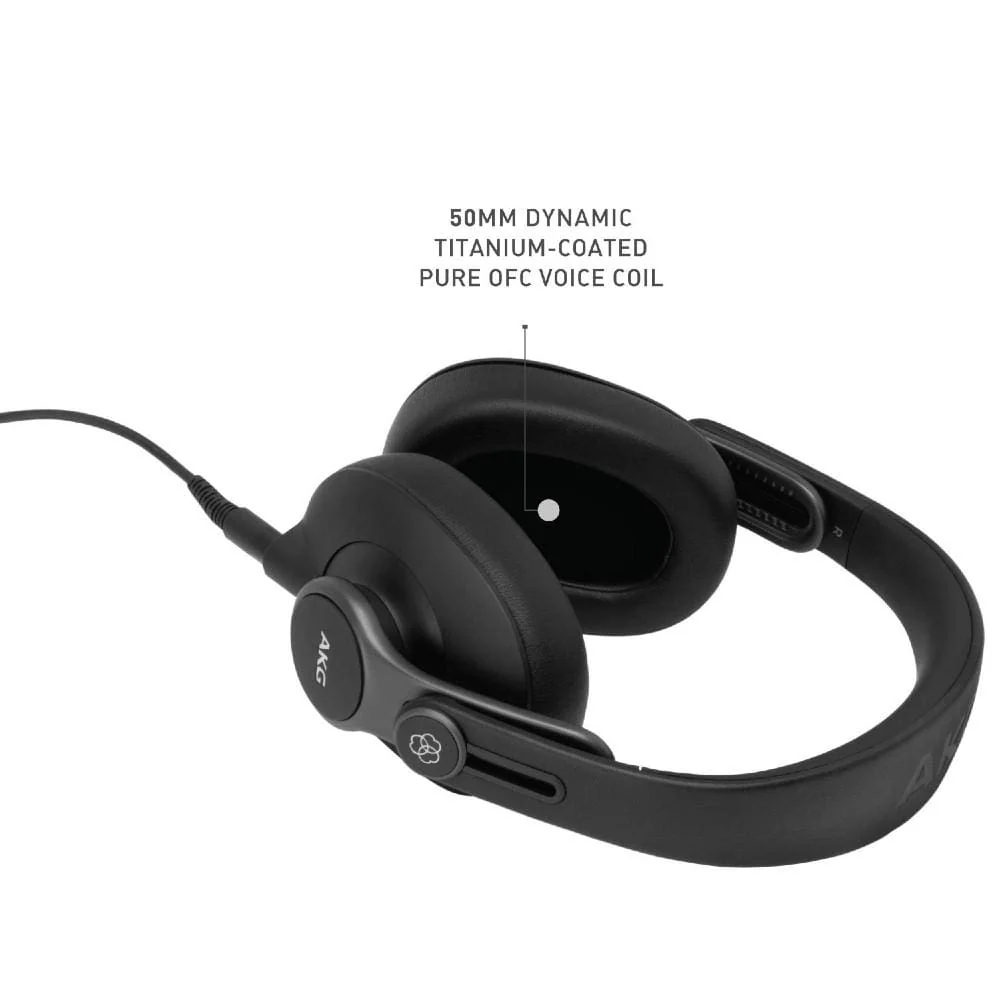 AKG K361 Over-Ear Closed-Back Foldable Studio Headphones - Image 3