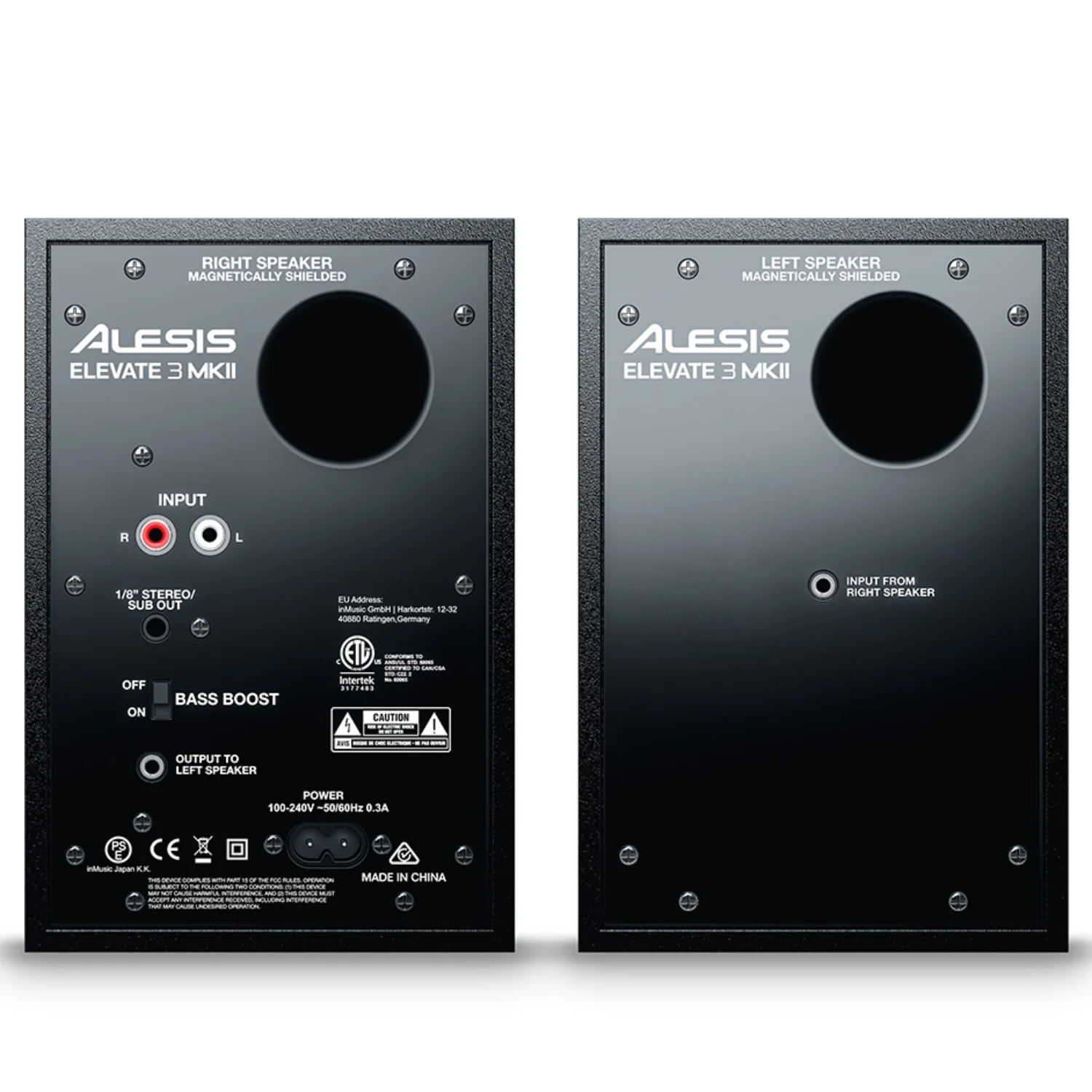 Alesis Elevate 3 MKII Monitors Speakers with Isolation Pads, Cables and Ebook  - Pair - Image 4
