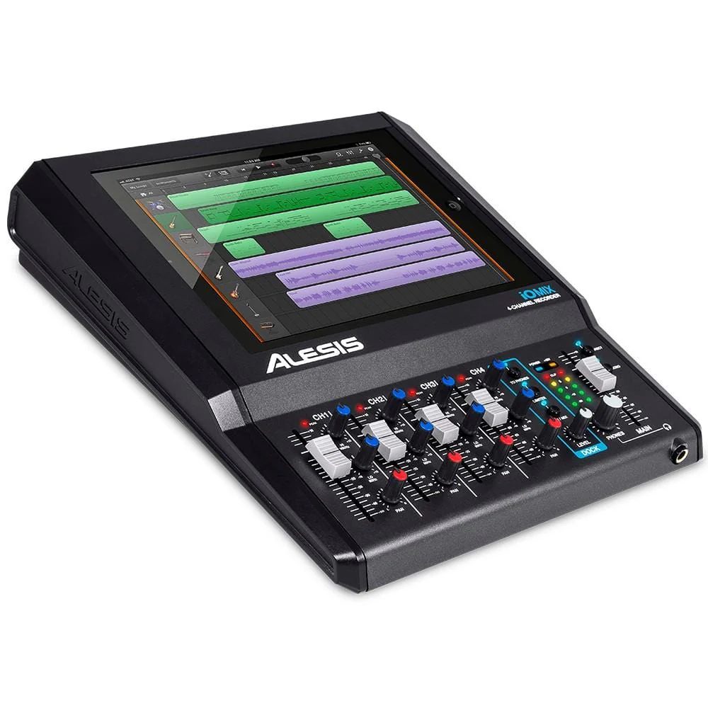 Alesis IOMIX 4-Channel Audio Interface/Mixer for iPad - Image 5