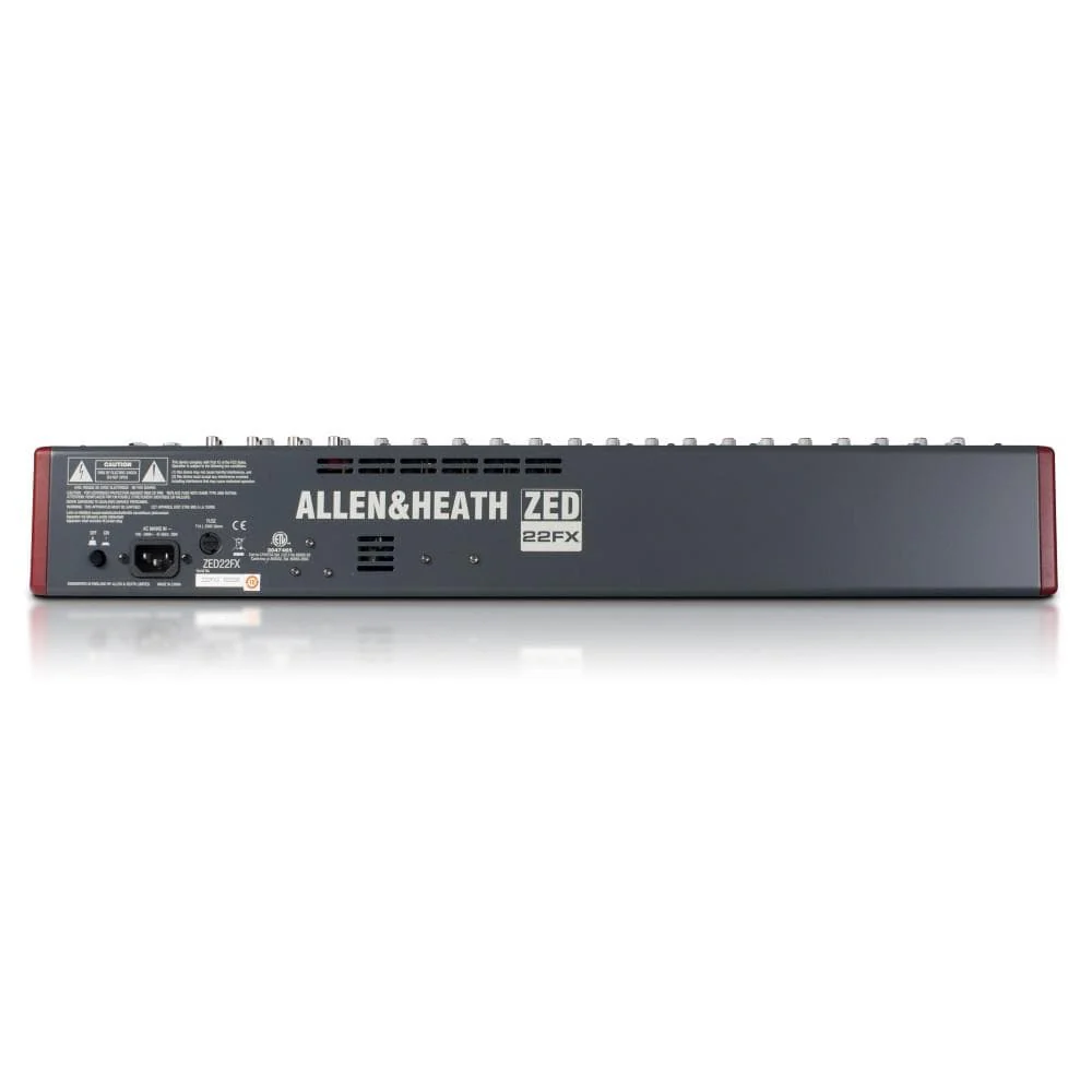 Allen & Heath ZED-22FX 16 Mic/Line Inputs Multipurpose Mixer with FX - Image 5