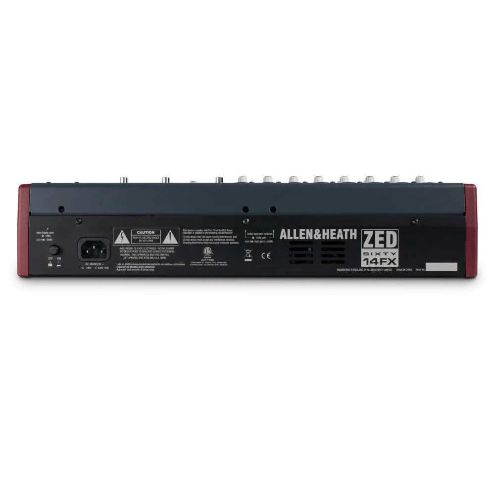 Allen & Heath ZED60-14FX 8 Mic/Line Inputs Multipurpose Mixer - Image 5