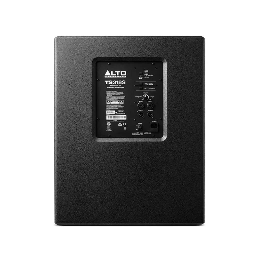 Alto 2000 Watt Truesonic Powered Subwoofer - Black - Image 6