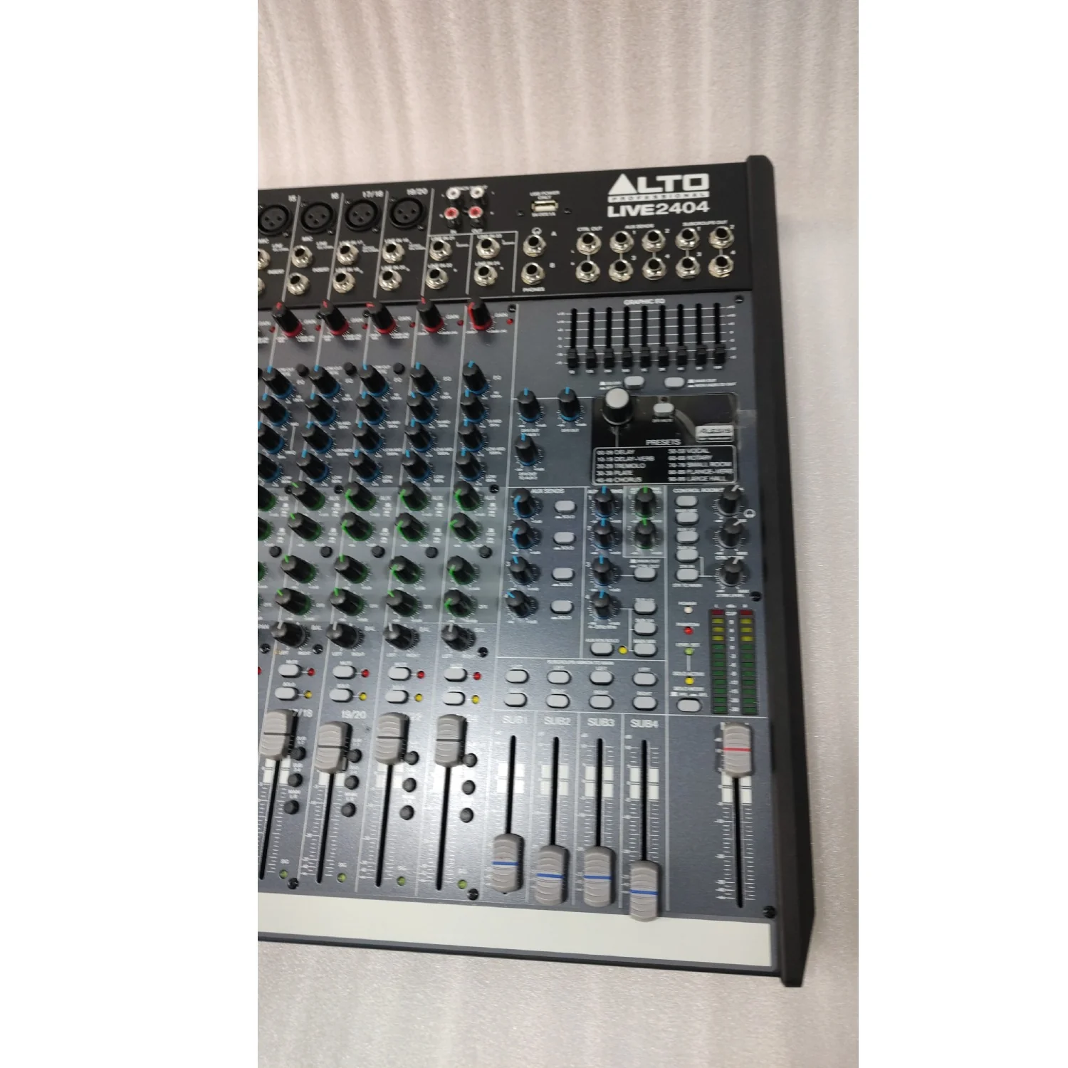 Alto Live 2404 Professional 24-Channel/4-Bus Mixer - Open Box - Image 9