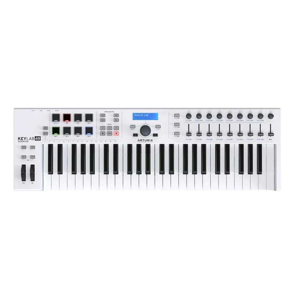 Arturia Keylab Essential 49 Universal Midi Keyboard With Gigbag, Polishing Cloth & Ebook - Image 2