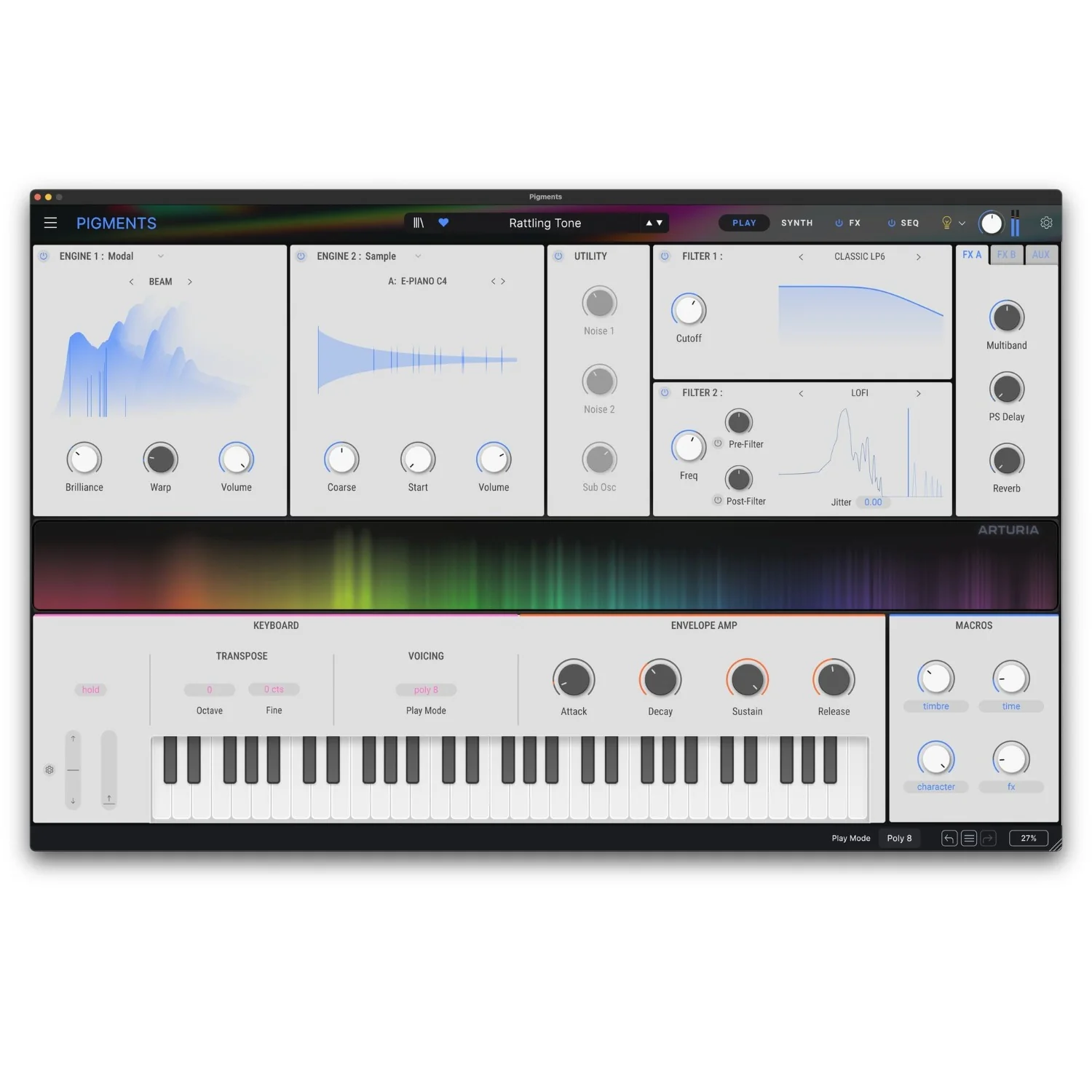 Arturia Pigments 6 Polychrome Software Synthesizer – Professional Audio Software & Plugin - Image 6