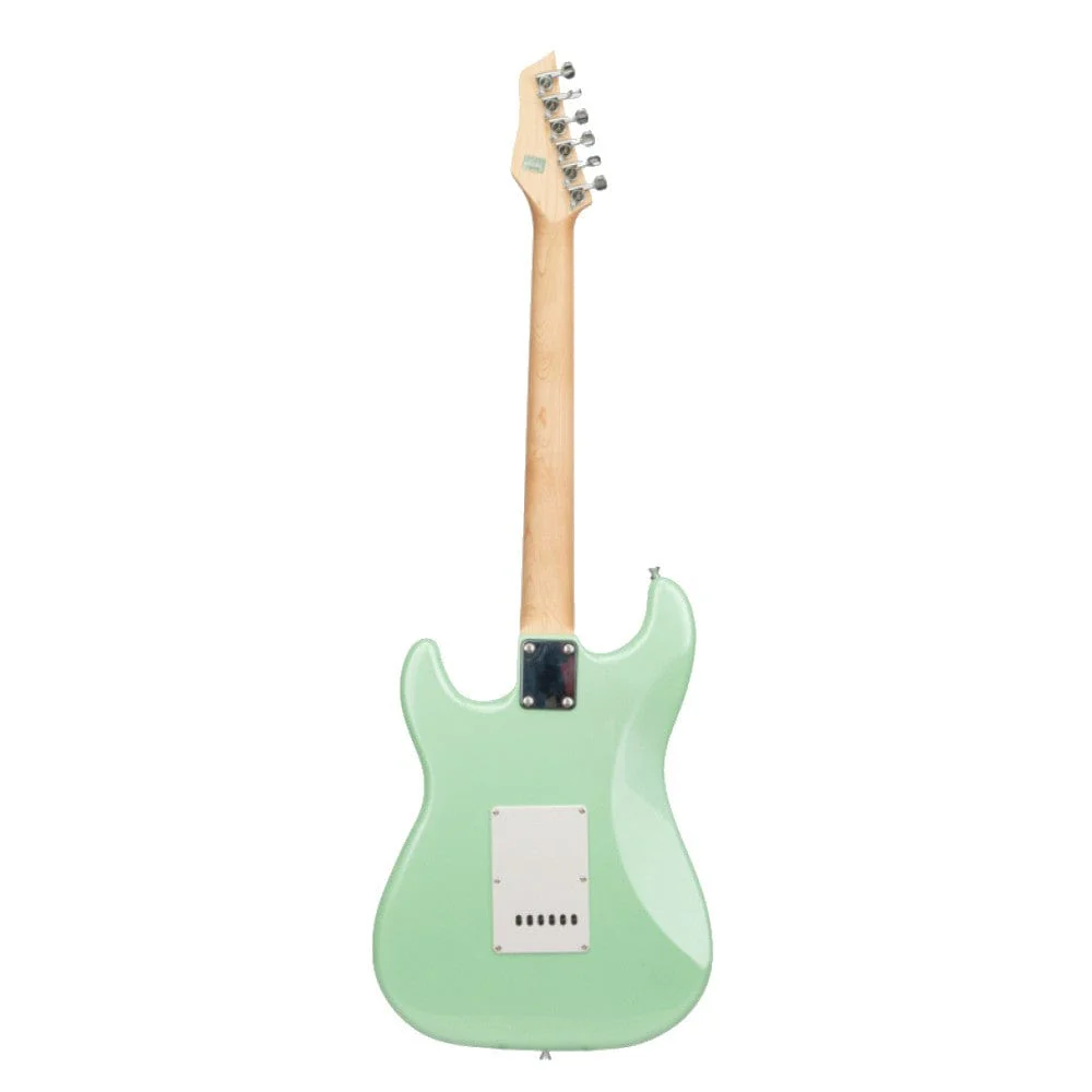 Ashton AG232MSF 6 String Electric Guitar with Gig Bag, Strap, and Online Lessons -  Seafoam - Image 2