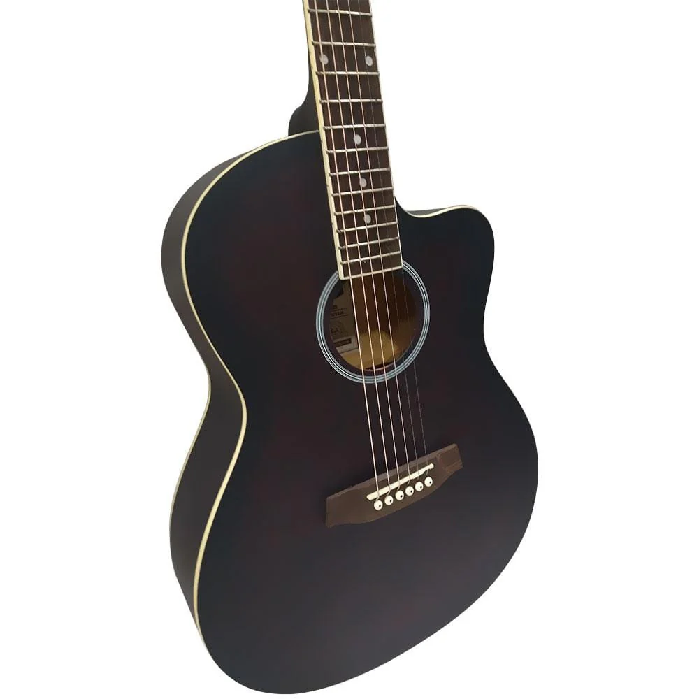 Ashton D10C 39-inch Cutaway Acoustic Guitar - Image 26