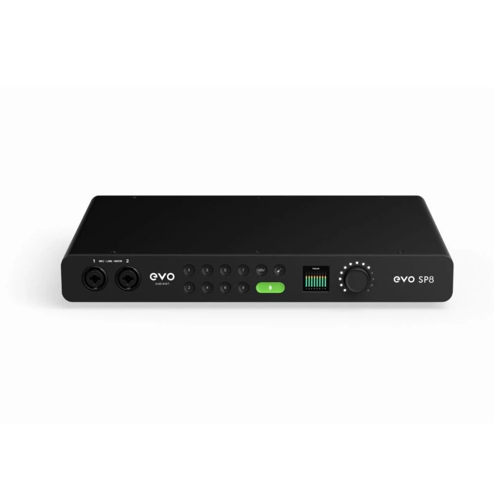 Audient EVO SP8 8 Channel Smart Microphone Preamplifier with AD/DA - Image 4