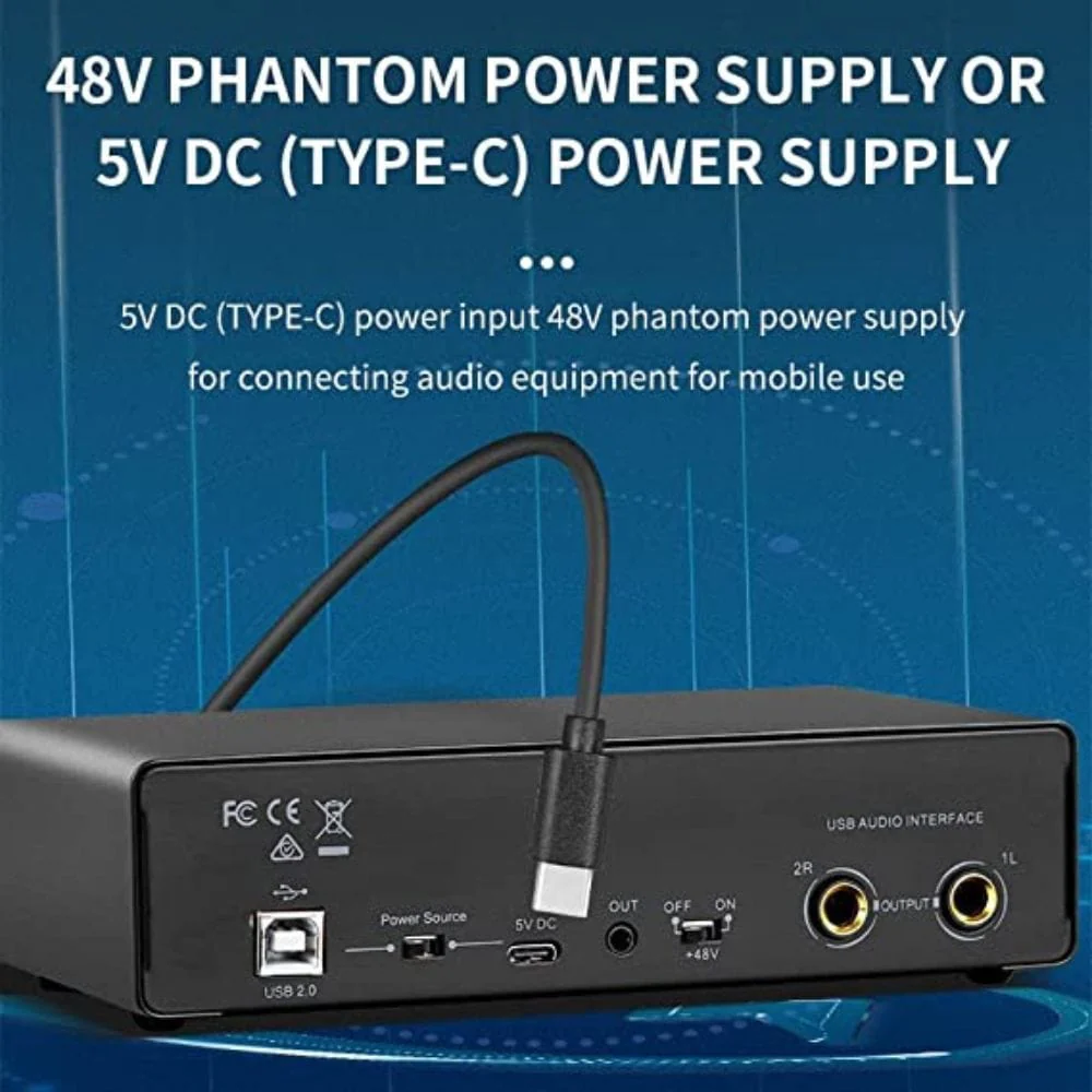 Audio Array AI-04 4 Channel Recording Studio Digital USB Audio Interface - Image 3
