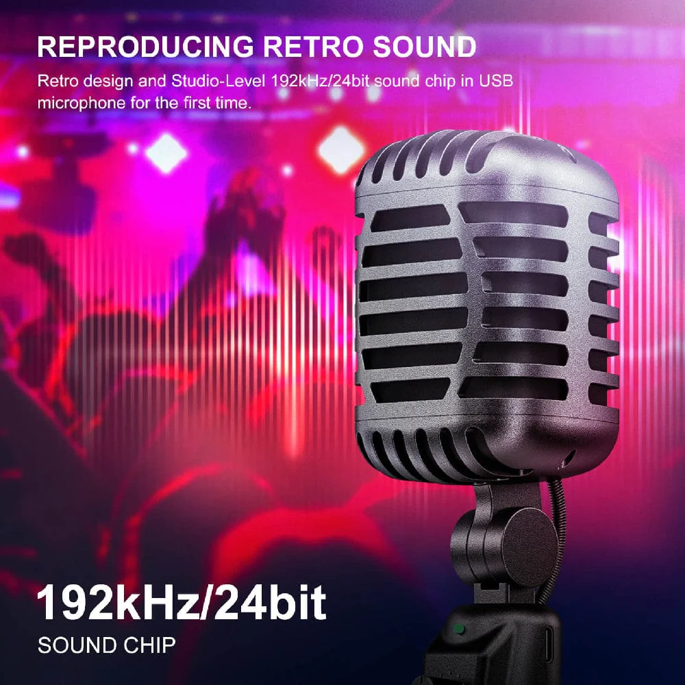Audio Array AM-C24 USB Plug & Play Retro Microphone Kit - Image 3