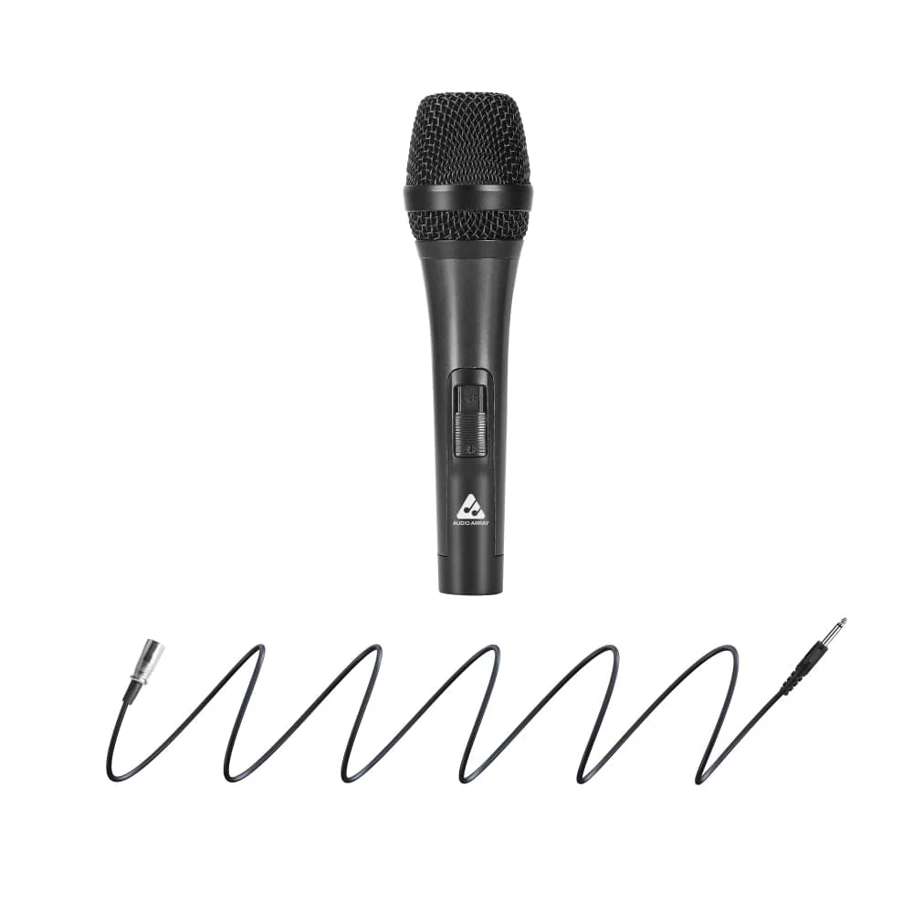 Audio Array AM-C27 XLR to TRS Dynamic Unidirectional Live Handheld Vocal Microphone - Image 2