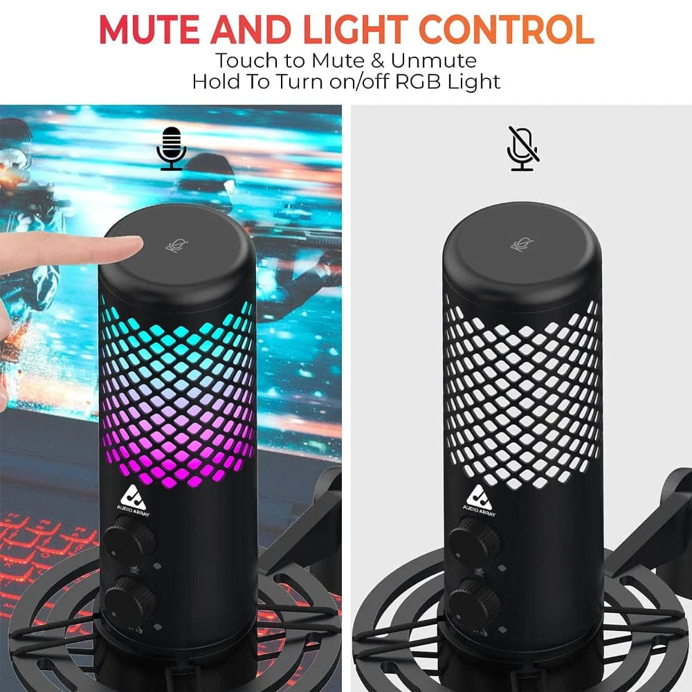 Audio Array AM-C30 RGB Light Gaming Tripod Stand - Image 4