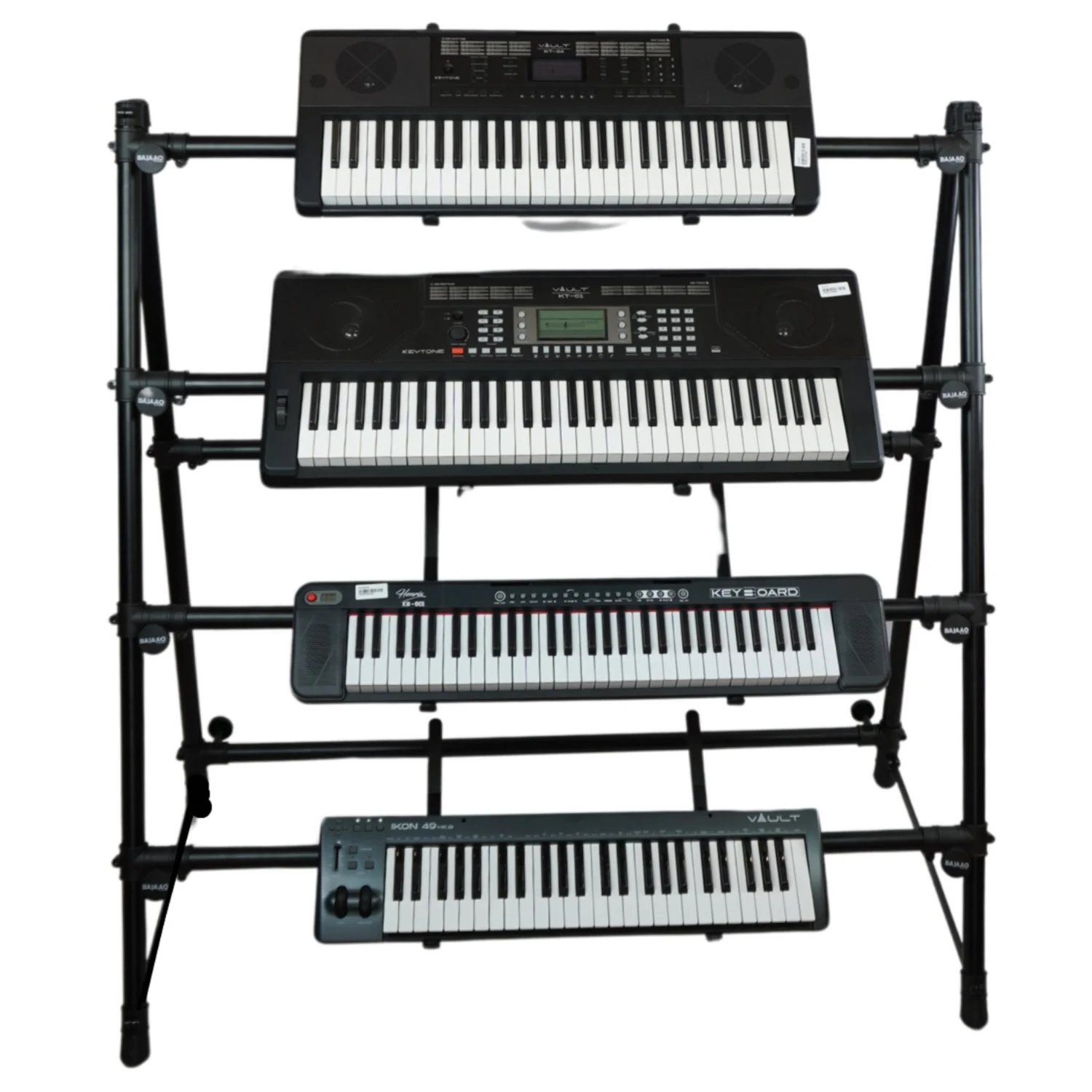 Bajaao 4-Tier A-Frame Keyboard Stand - Image 4