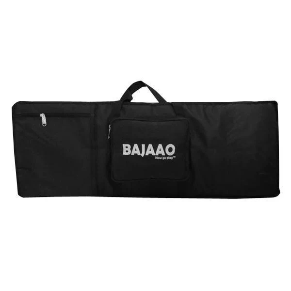 Bajaao 61-Key Keyboard Bag For Yamaha PSR-E273, E373, E463, I400, I500 8MM Padded Quality - Black