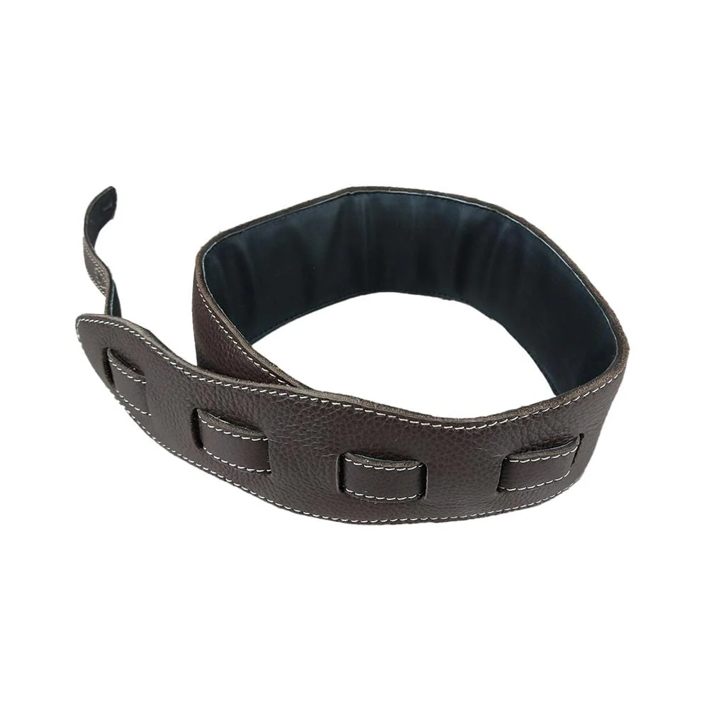 Bajaao Premium Leather Soft Padded Guitar Strap for Electric / Acoustic / Bass Guitar - Image 9