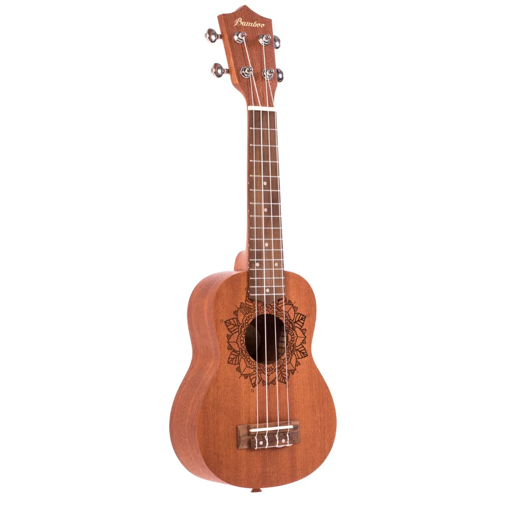 Bamboo New Generation Earth Line Series Soprano Ukulele with Gig Bag - Image 5