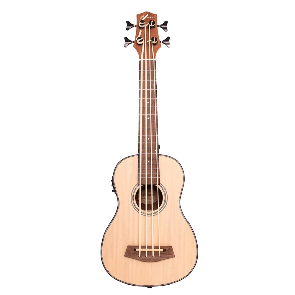 Bamboo Special Edition Series Hybrid Line Solid Spruce Top U-Bass with EQ and Gig Bag - Image 3