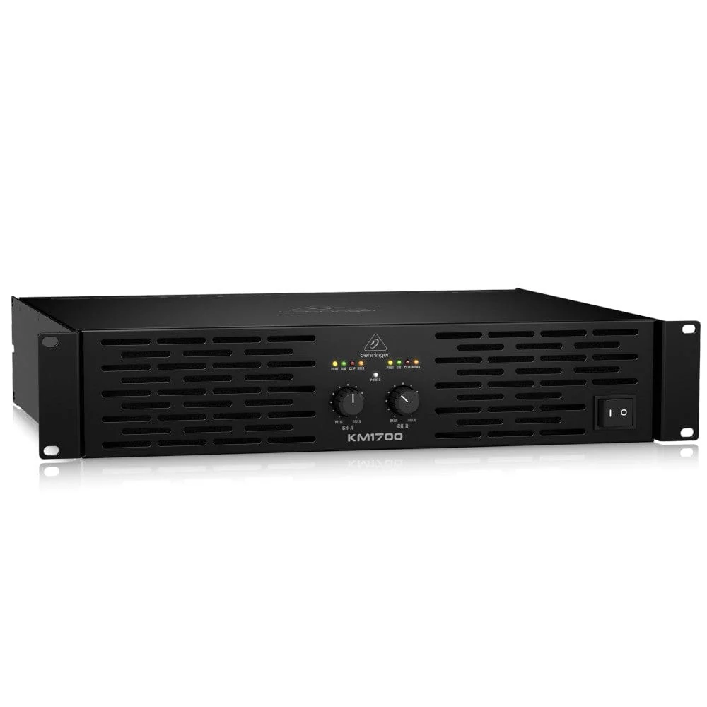 Behringer KM1700 Professional 1700-Watt Stereo Power Amplifier with ATR - Image 3