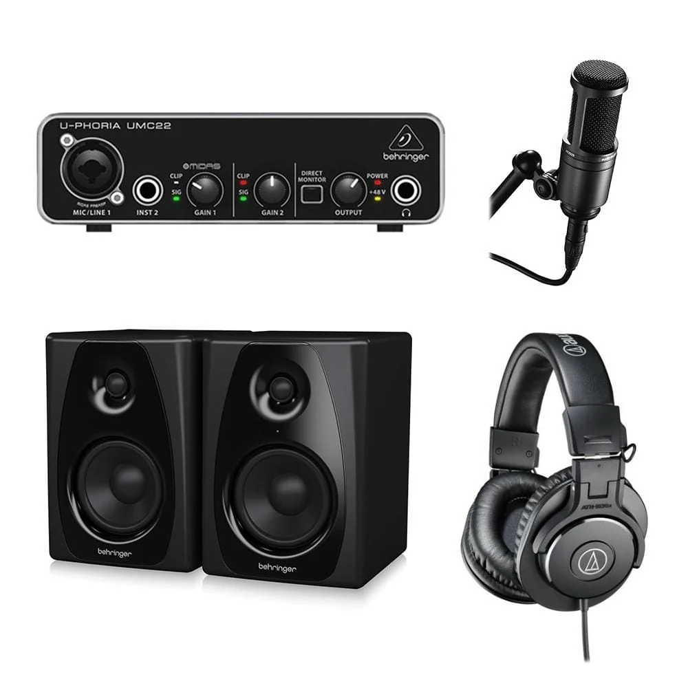 Behringer Studio Artist Recording Starters 2 Bundle