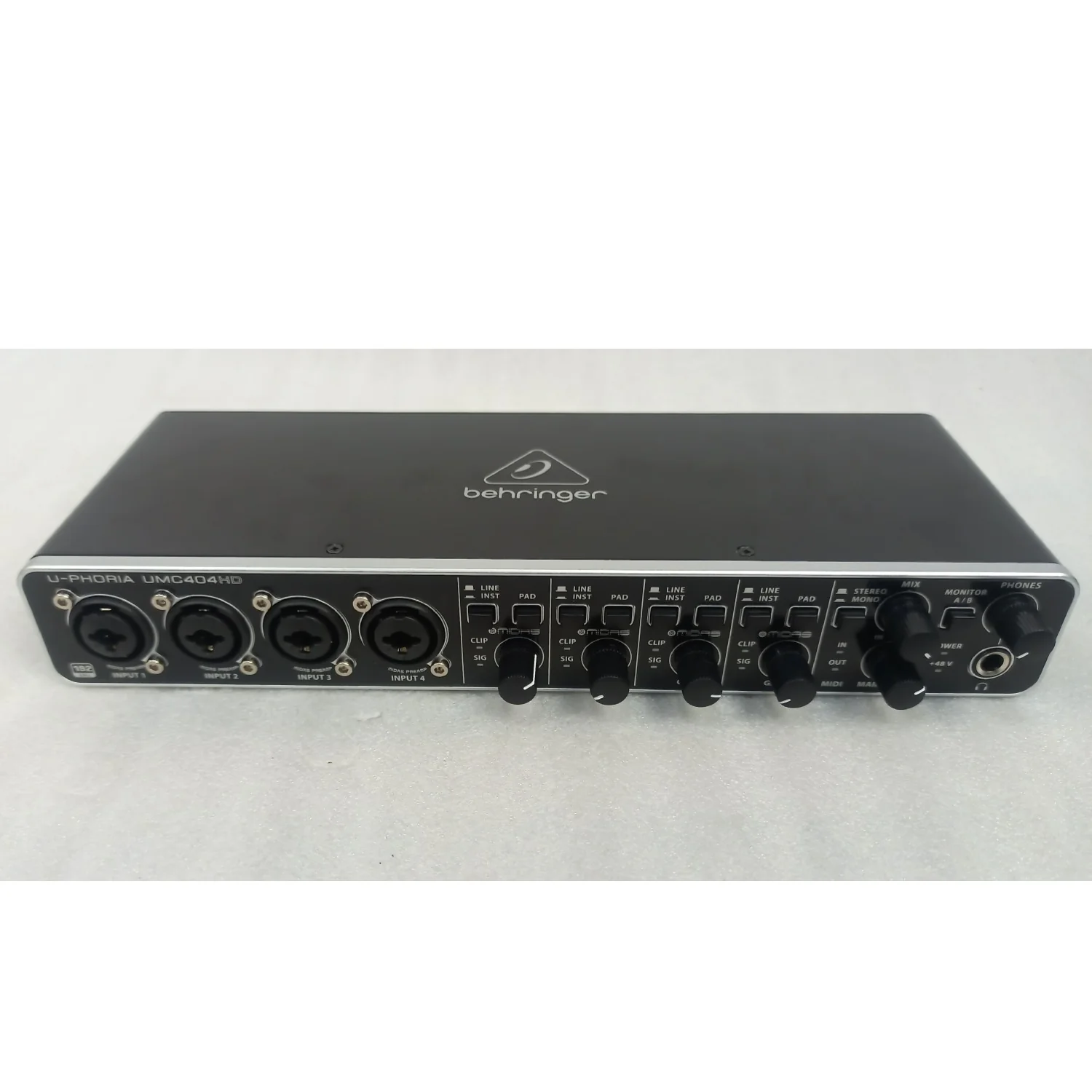 Behringer U-PHORIA UMC 404HD 24-Bit USB Audio Midi Interface - Open Box - Image 2