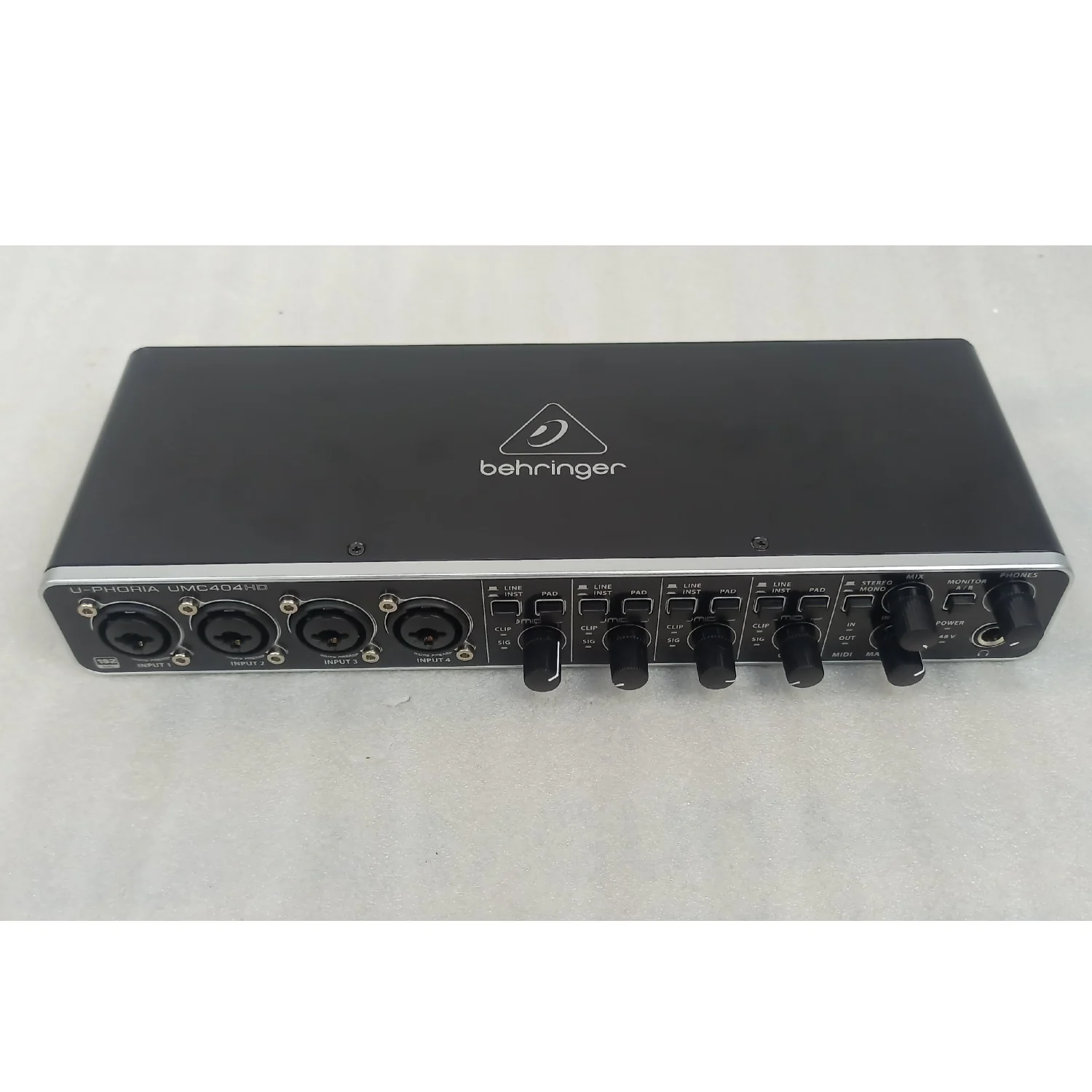 Behringer U-PHORIA UMC 404HD 24-Bit USB Audio Midi Interface - Open Box - Image 3