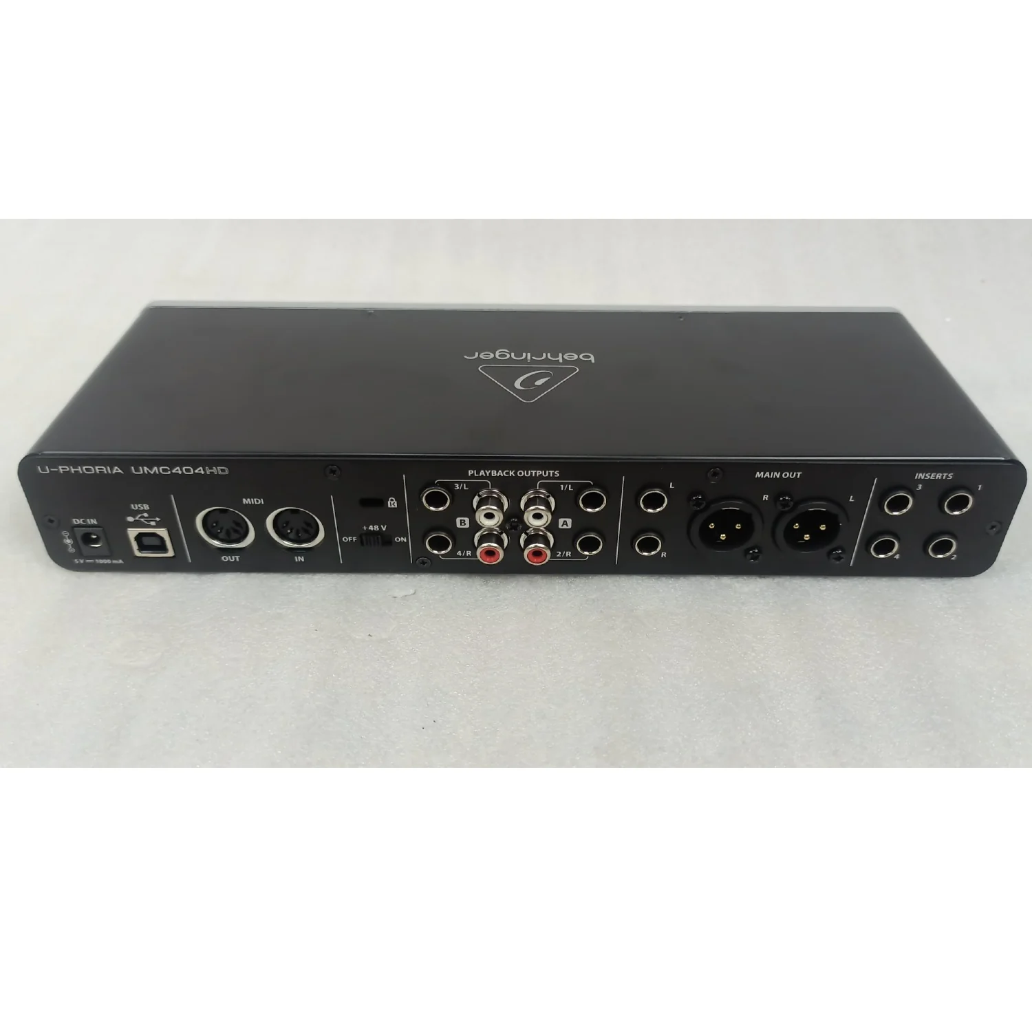 Behringer U-PHORIA UMC 404HD 24-Bit USB Audio Midi Interface - Open Box - Image 5
