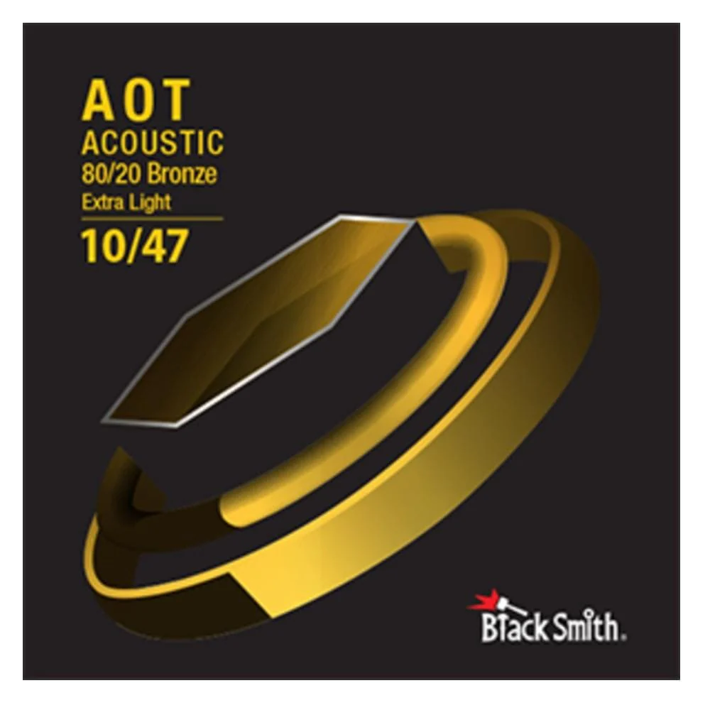 Black Smith Nano Coated 80 / 20 Bronze Acoustic Guitar Strings - Image 2