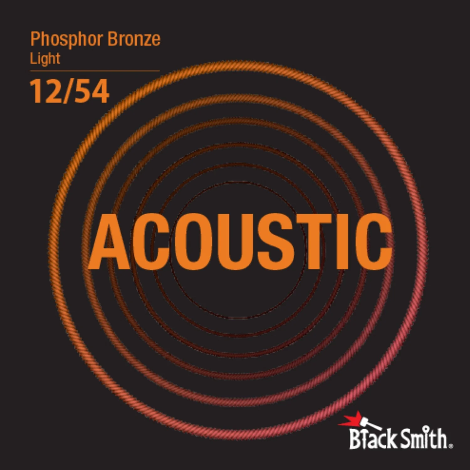 Black Smith Phosphor Bronze Acoustic Guitar Strings - Extra Thin Light - .009-.042 - Image 5