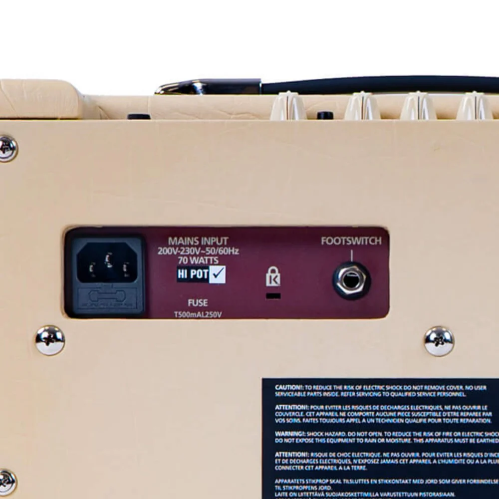 Blackstar Debut 30E Cream Oxblood Acoustic Guitar Amplifier - Image 8