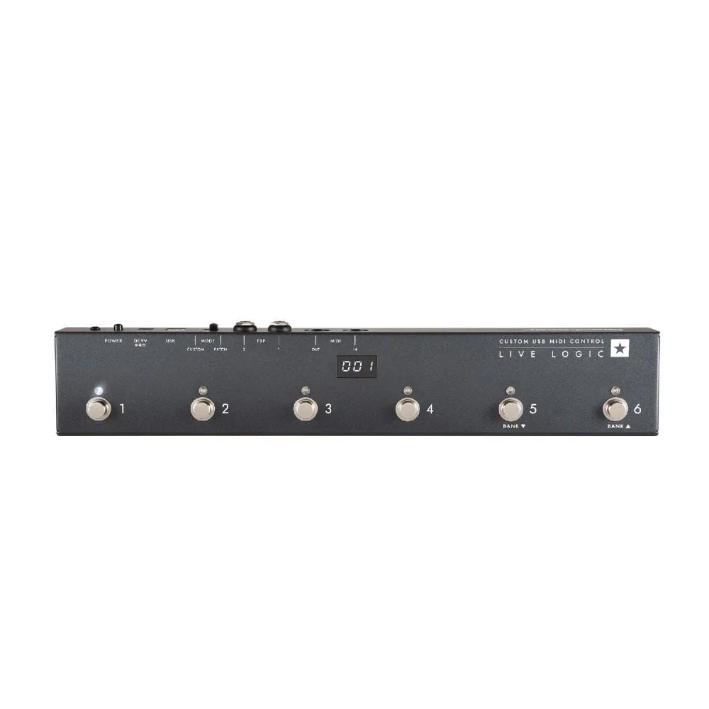 Blackstar Live Logic 6-Button USB Midi Foot Controller
