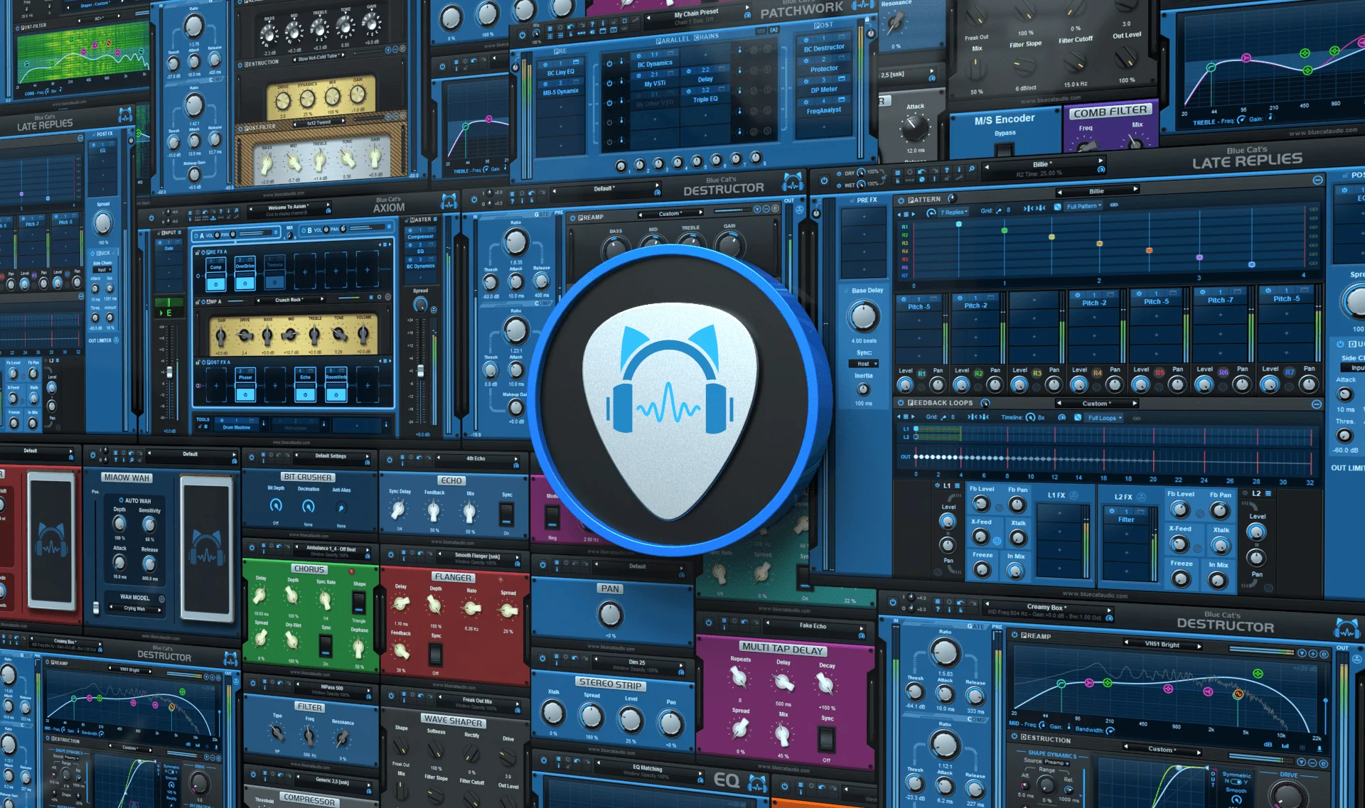 Blue Cat Axe Pack Guitar Amp Simulator Bundle – Professional Audio Software & Plugin
