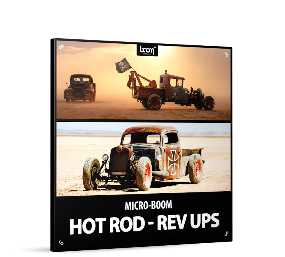 Boom Hot Rod Rev Ups: Powerful Engine Sounds – Professional Audio Software & Plugin