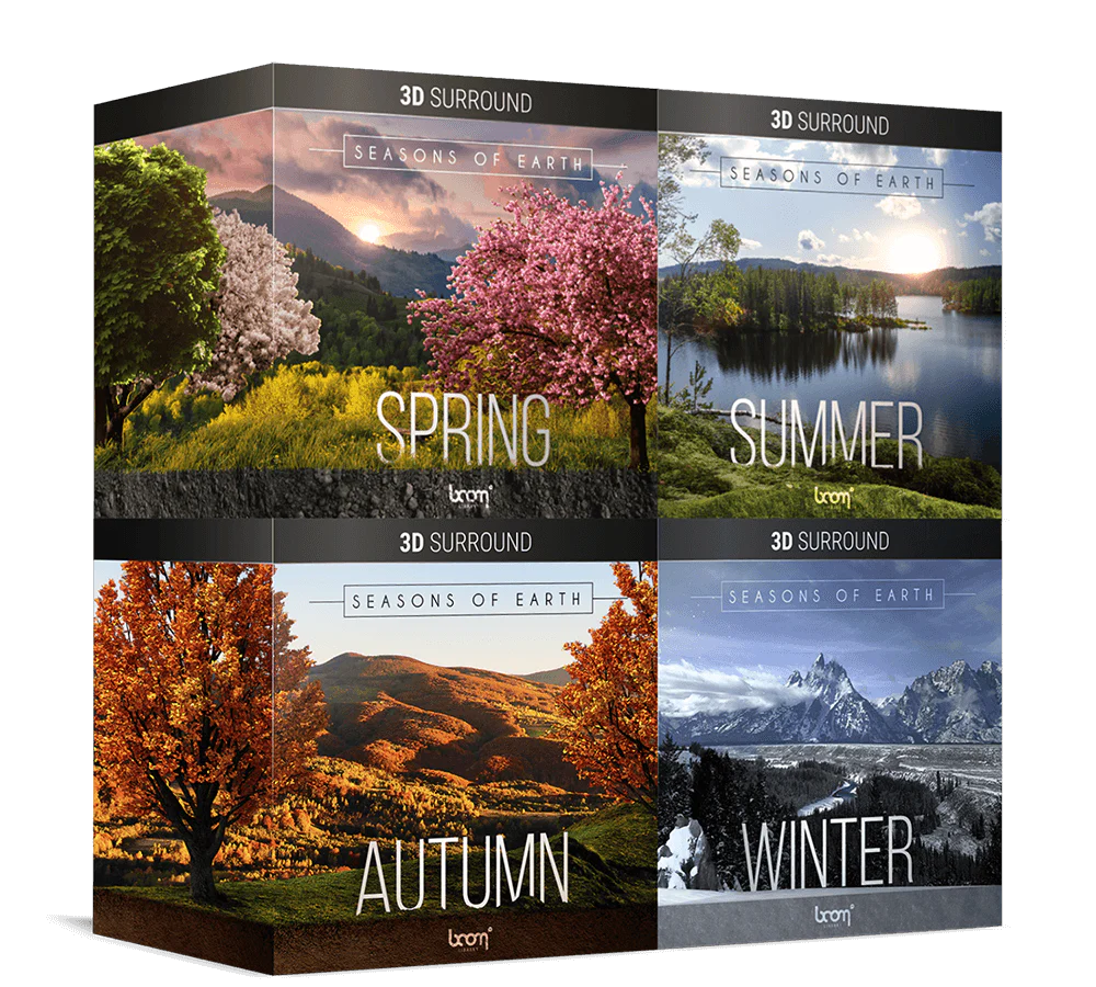 Boom Seasons of Earth Bundle Surround: Seasonal Ambience Bundle – Professional Audio Software & Plugin
