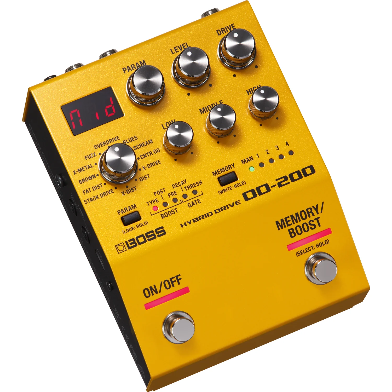 Boss OD-200 Hybrid Drive Effect Pedal - Image 2