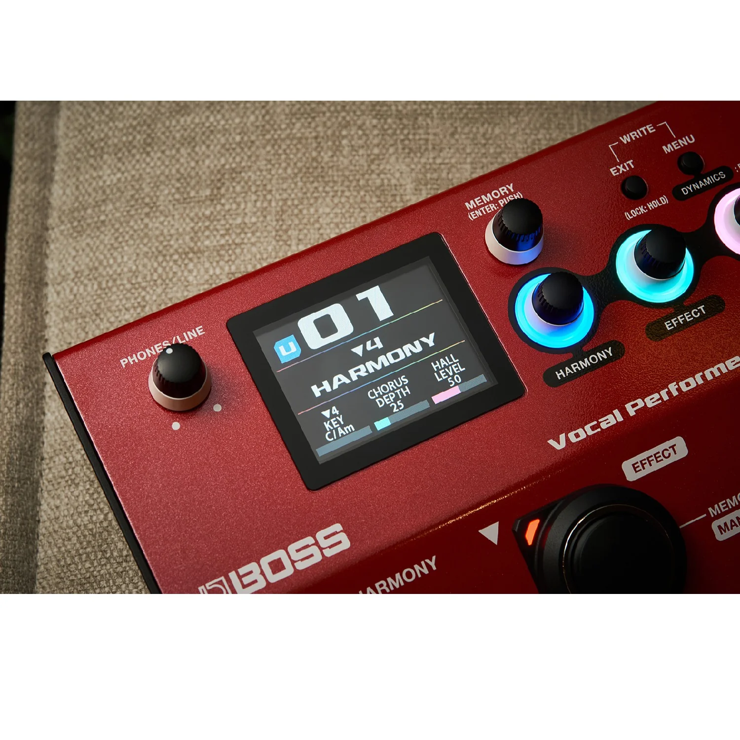 Boss VE-22 Vocal Performer Effect Pedal - Image 4