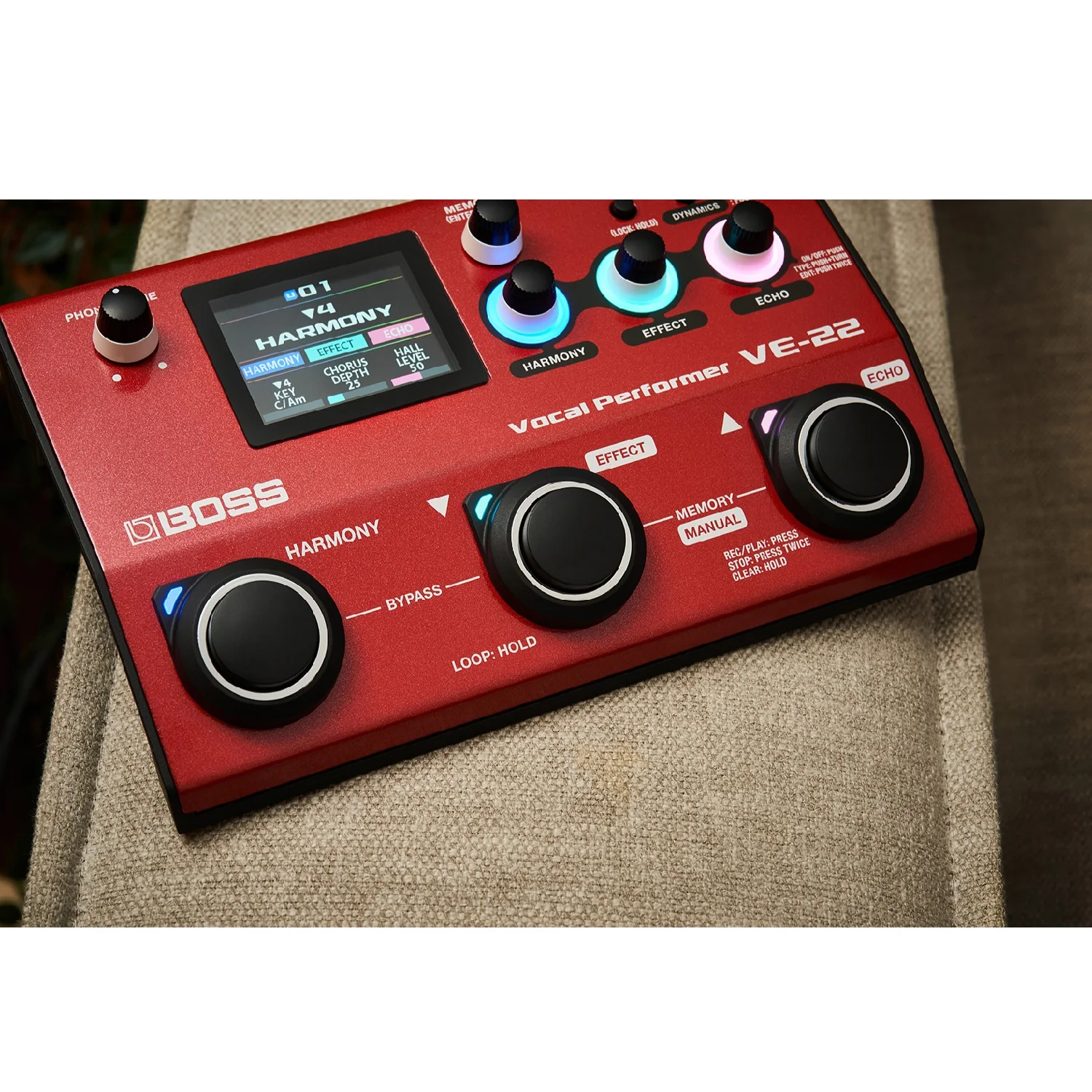 Boss VE-22 Vocal Performer Effect Pedal - Image 5