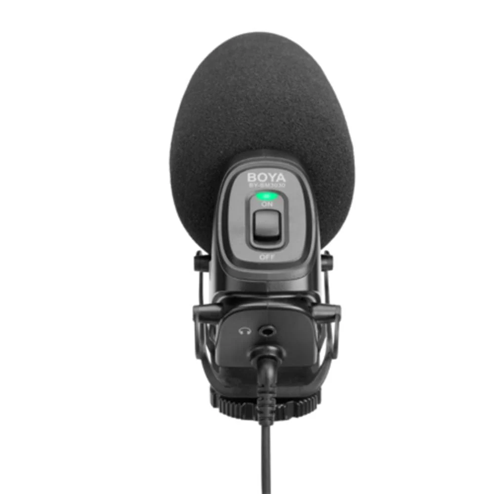 Boya BY-BM3030 On-Camera Super-Cardioid Condenser Shotgun Microphone - Open Box - Image 3