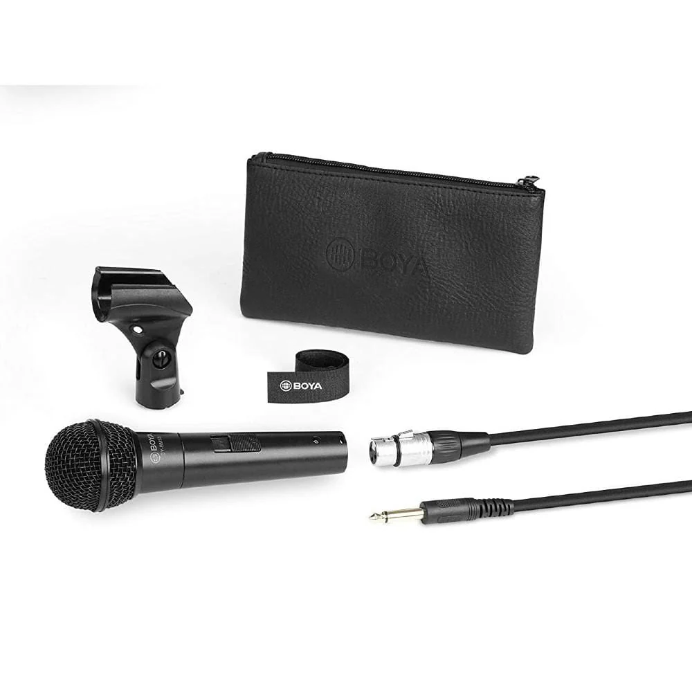 Boya BY-BM58 Professional Cardioid Dynamic Vocal Microphone - Open Box - Image 6