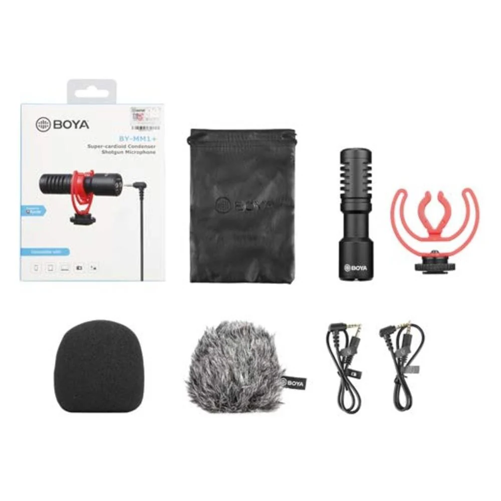 Boya BY-MM1+ Super Cardioid Shotgun Condenser Microphone - Open Box - Image 5