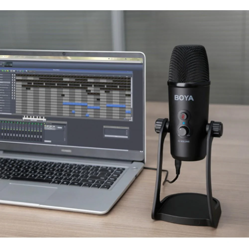 Boya BY-PM700 USB Condenser Microphone - Black - Image 11