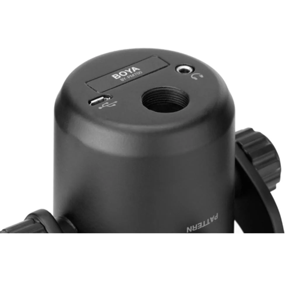 Boya BY-PM700 USB Condenser Microphone - Black - Open Box - Image 5