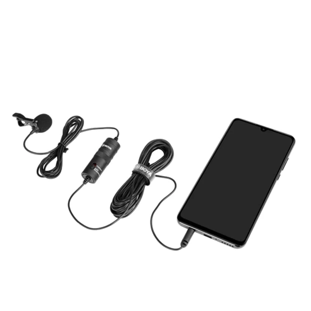 Boya BYM1 Omnidirectional Level Condenser Microphone - Black - Image 4