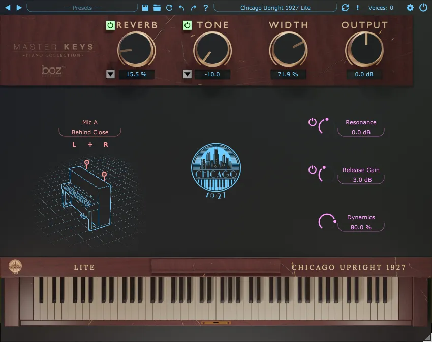 Boz Digital Chicago Upright 1927 Lite: Piano Plugin - Image 2