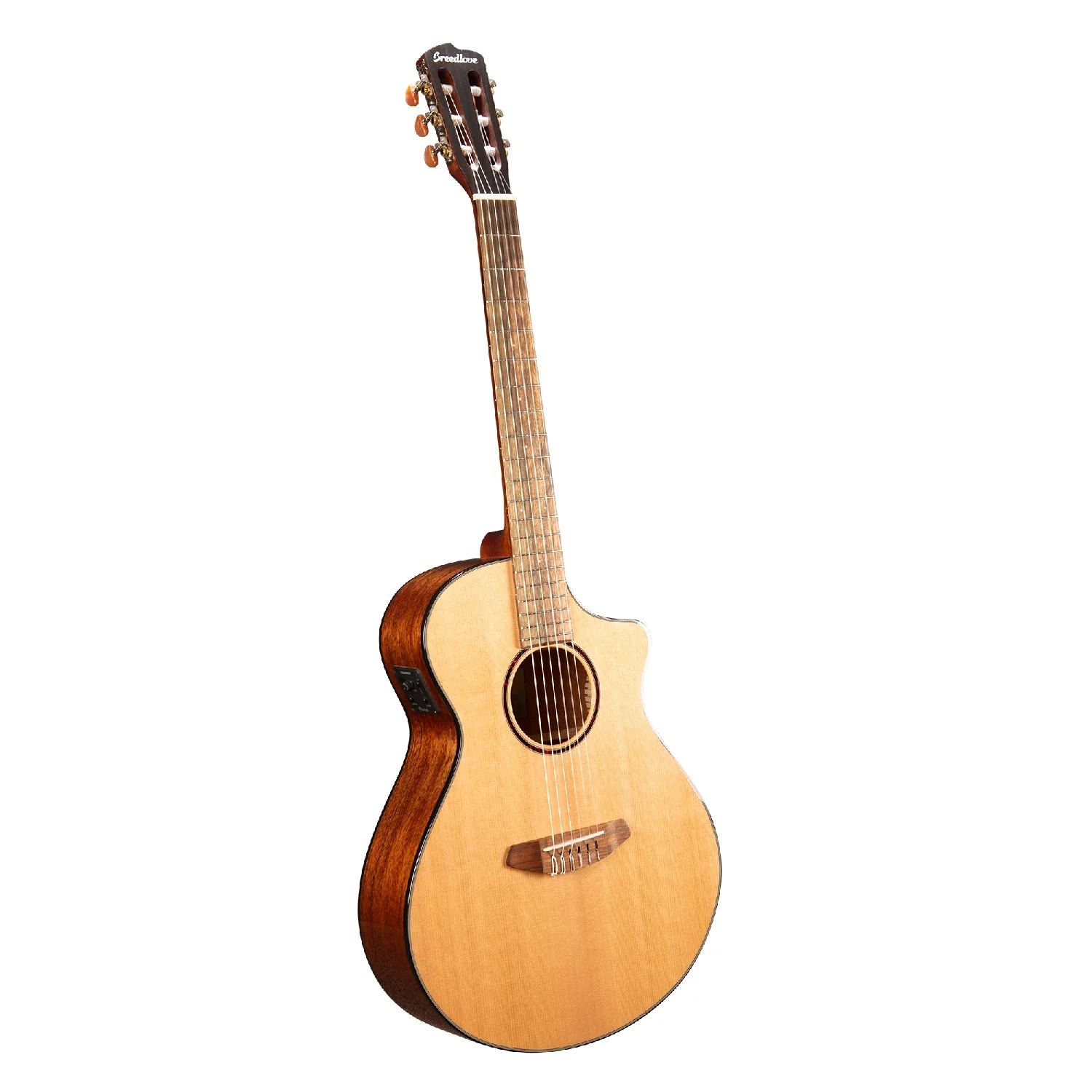 Breedlove DSCN01CERCAM 2 Discovery S Concert Nylon CE Electro Acoustic Guitar - Image 3