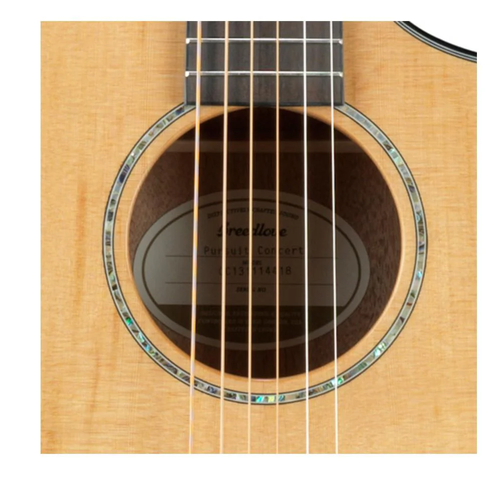 Breedlove Pursuit Concerto CE Red Cedar Electro Acoustic Guitar With Bag- Mahogany - Image 5