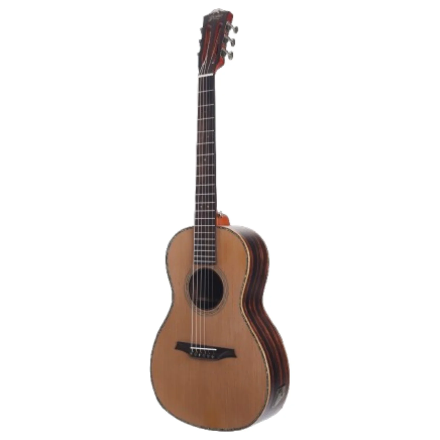 Bromo BAR6E Rocky Parlor Electro Acoustic Guitar with Padded Bag - Image 2