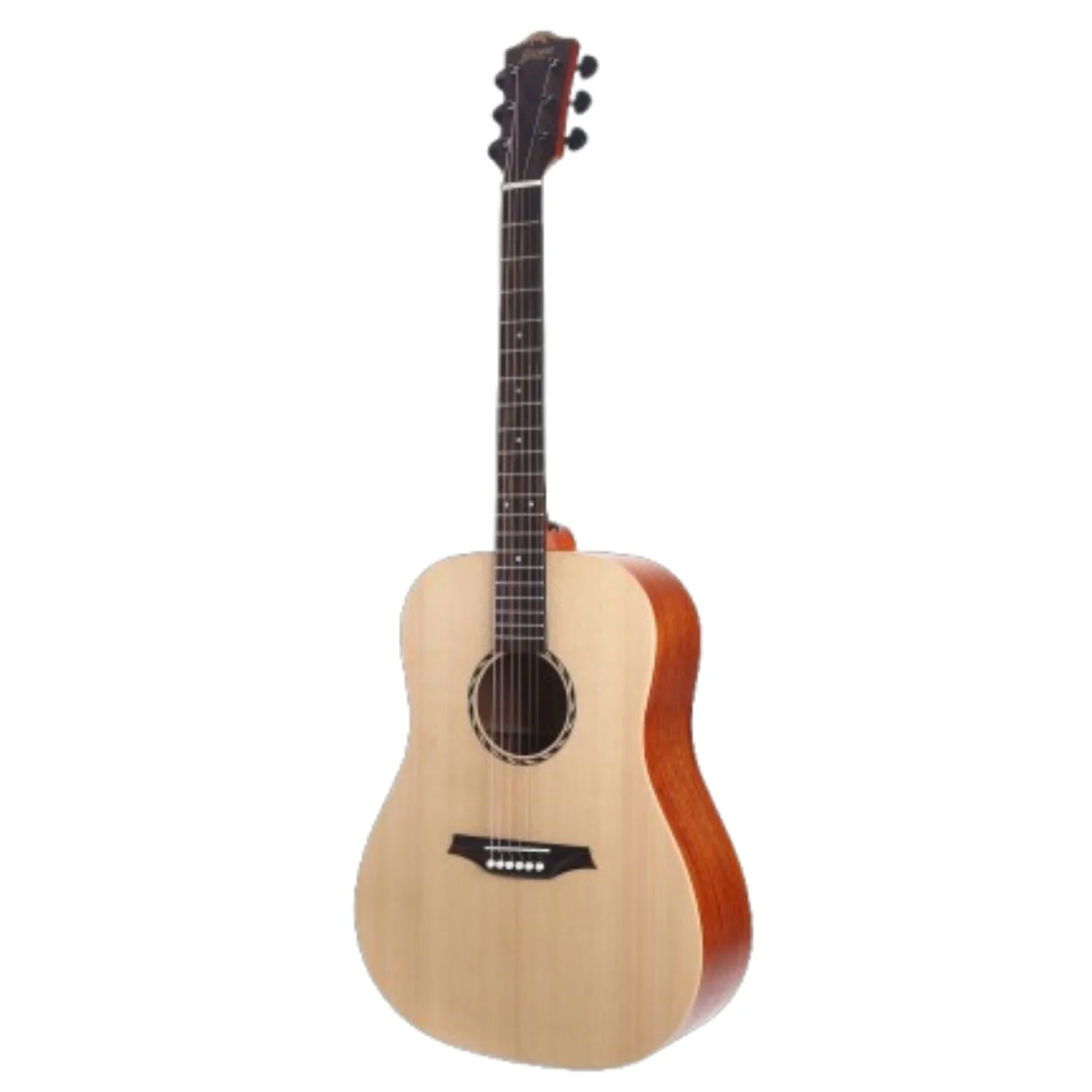 Bromo BAT1N Tahoma Dreadnought 6 String Acoustic Guitar - Image 7